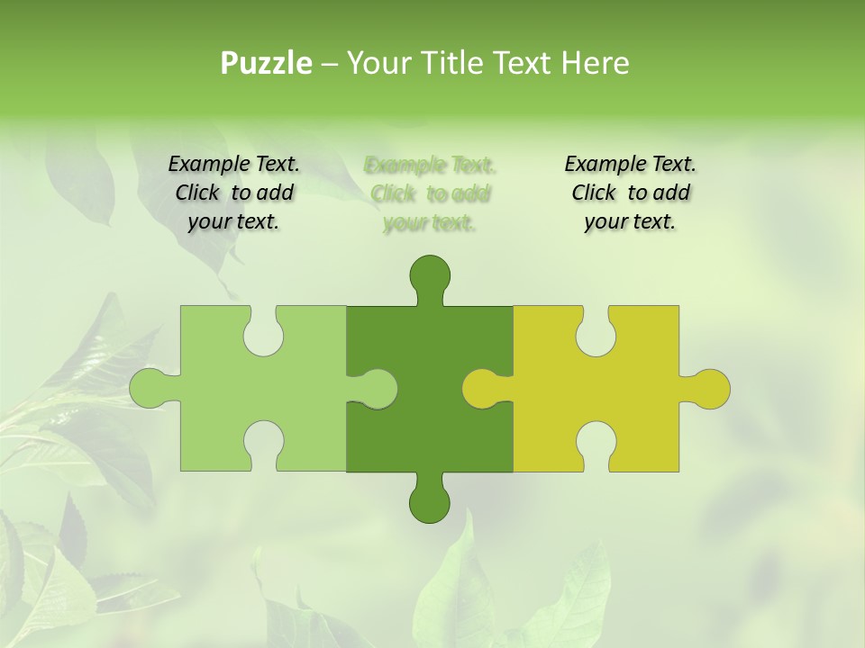 Group Beautiful Decoration PowerPoint Template