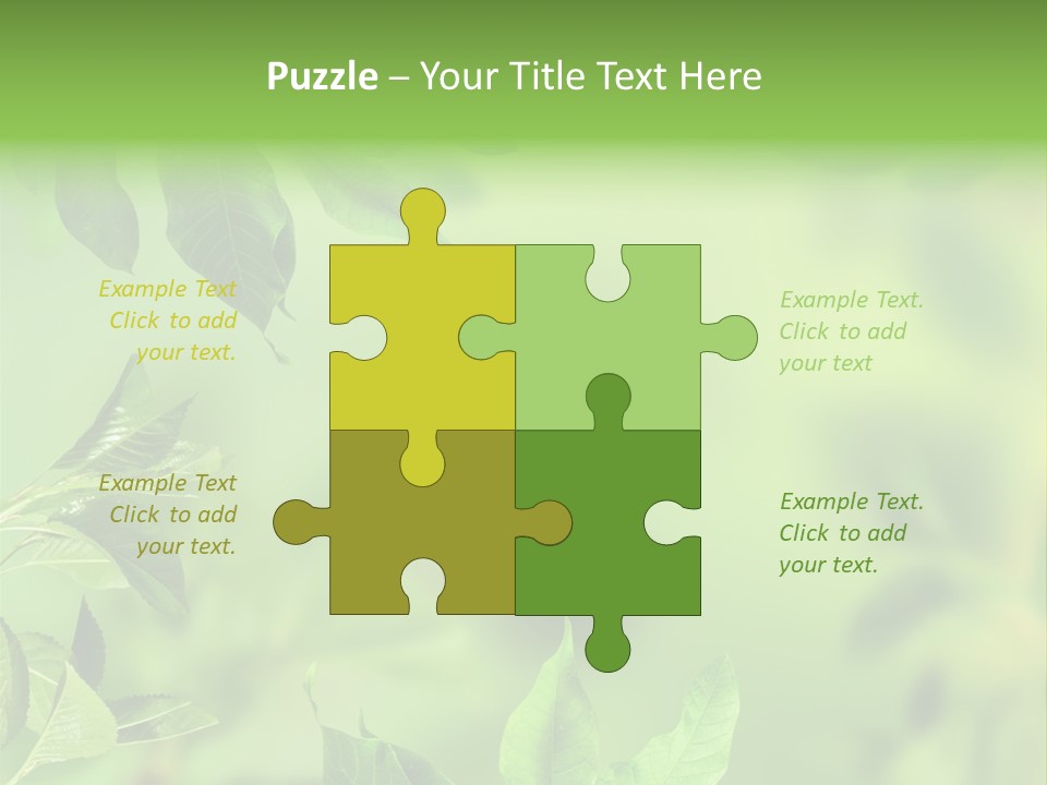 Group Beautiful Decoration PowerPoint Template