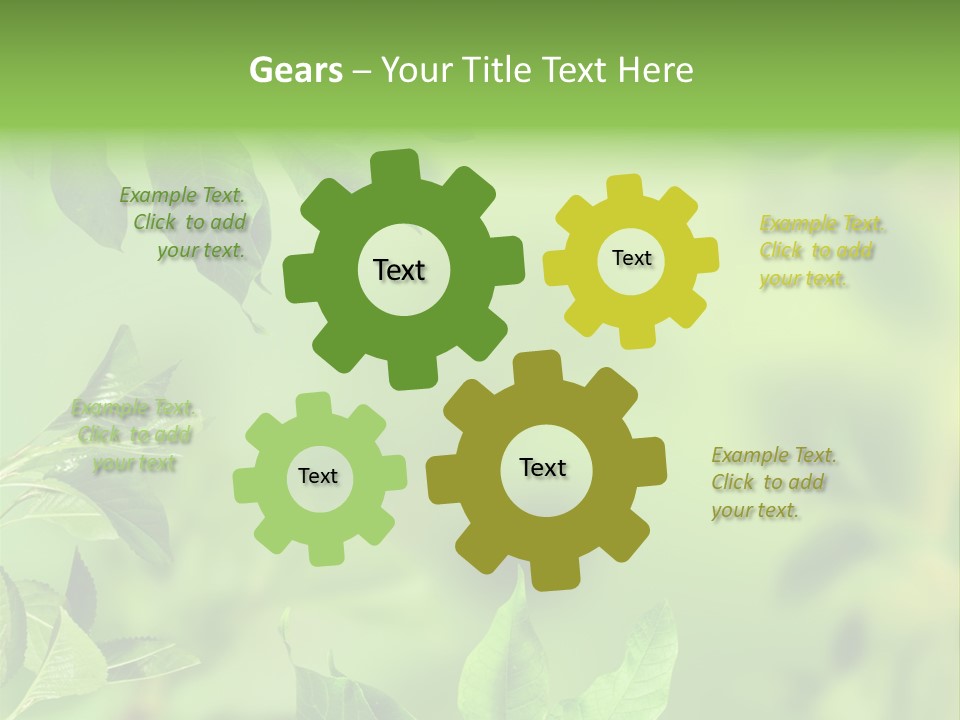 Group Beautiful Decoration PowerPoint Template