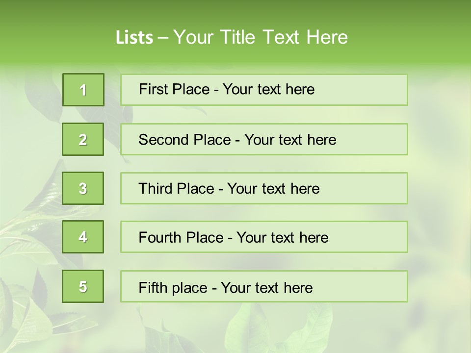 Group Beautiful Decoration PowerPoint Template
