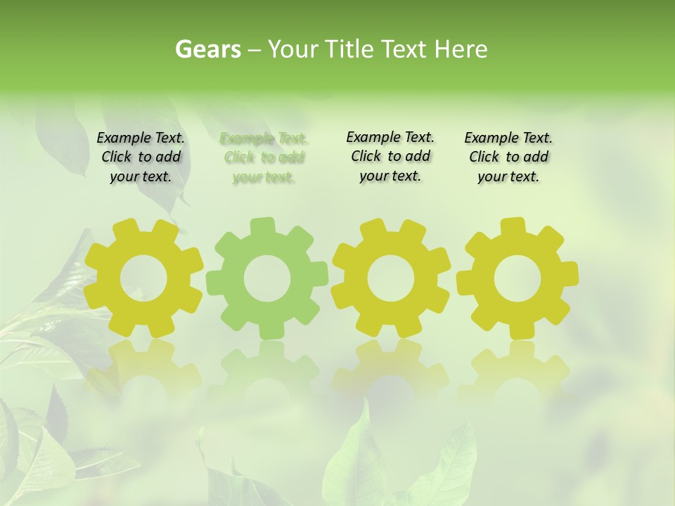 Group Beautiful Decoration PowerPoint Template