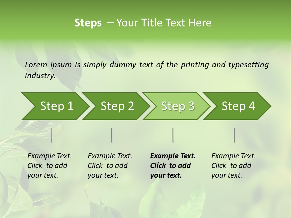 Group Beautiful Decoration PowerPoint Template