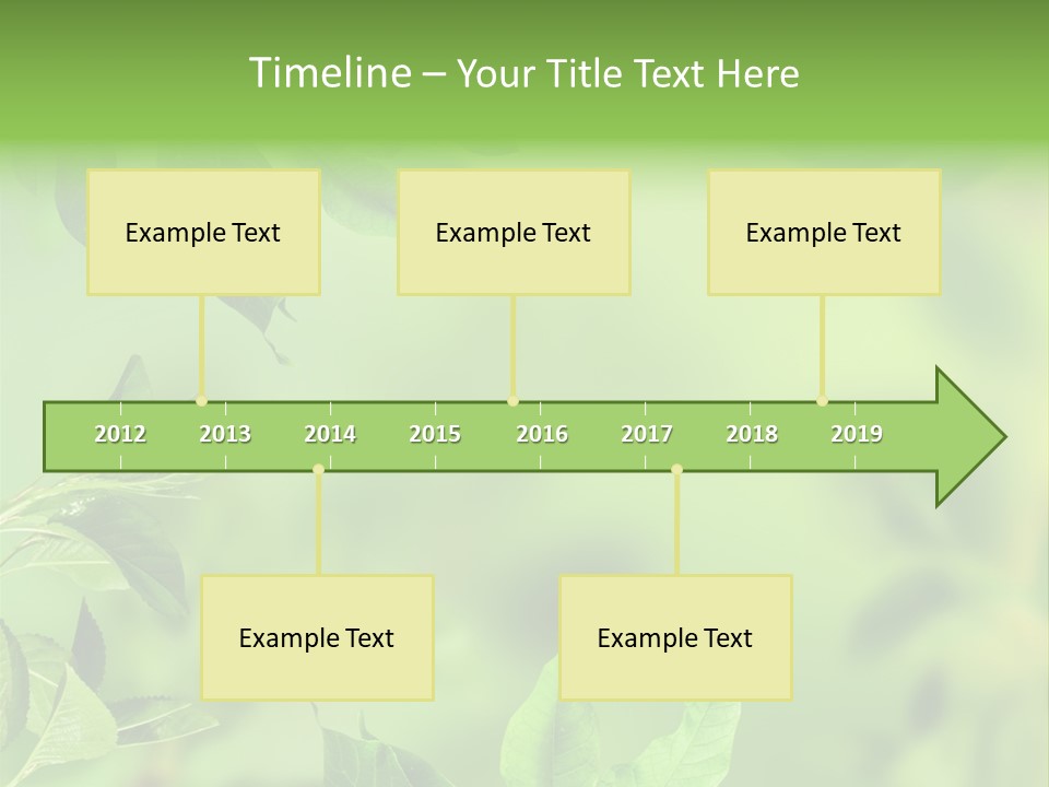 Group Beautiful Decoration PowerPoint Template