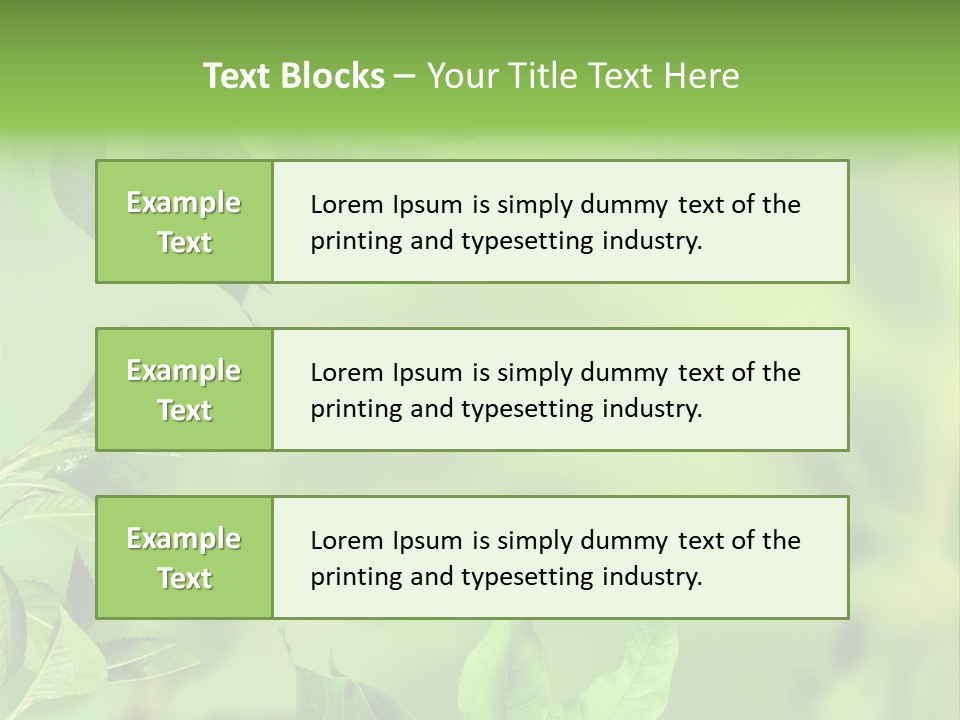 Group Beautiful Decoration PowerPoint Template