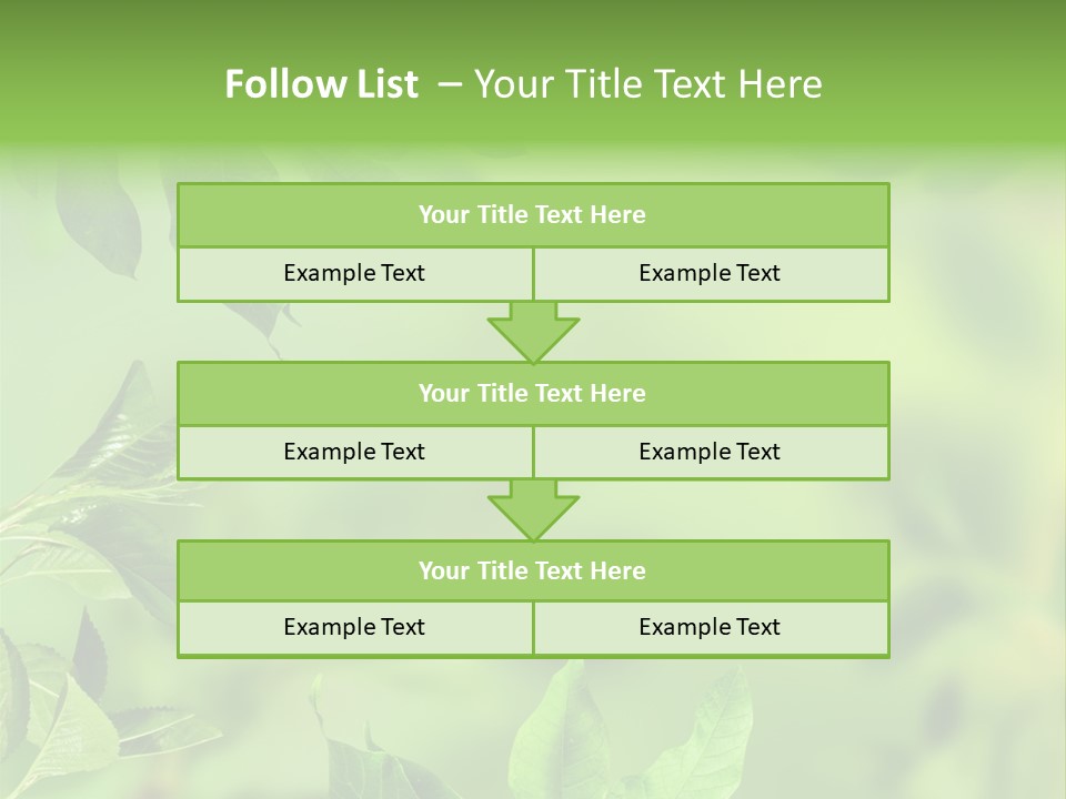 Group Beautiful Decoration PowerPoint Template