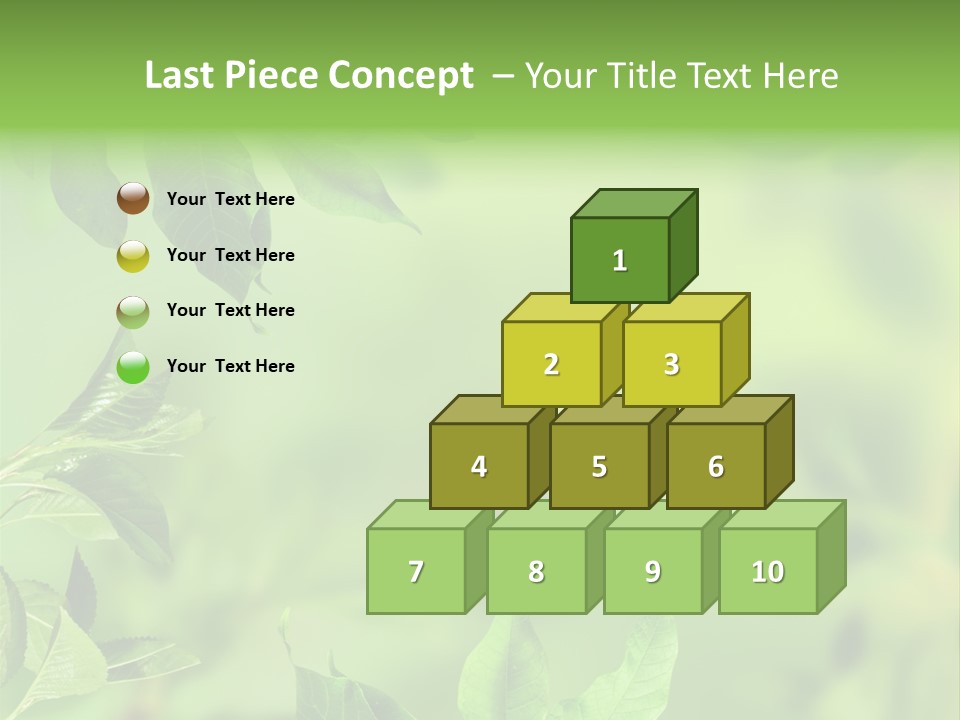 Group Beautiful Decoration PowerPoint Template