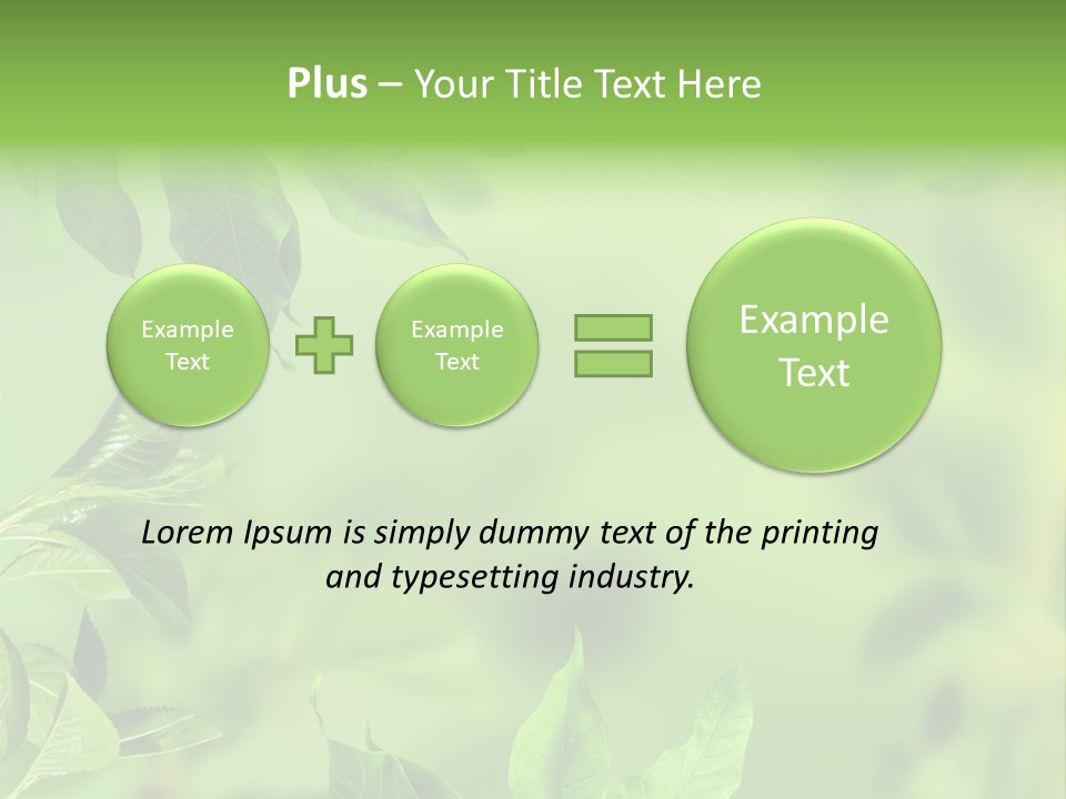 Group Beautiful Decoration PowerPoint Template