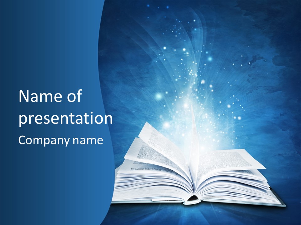 Light Bright Information PowerPoint Template