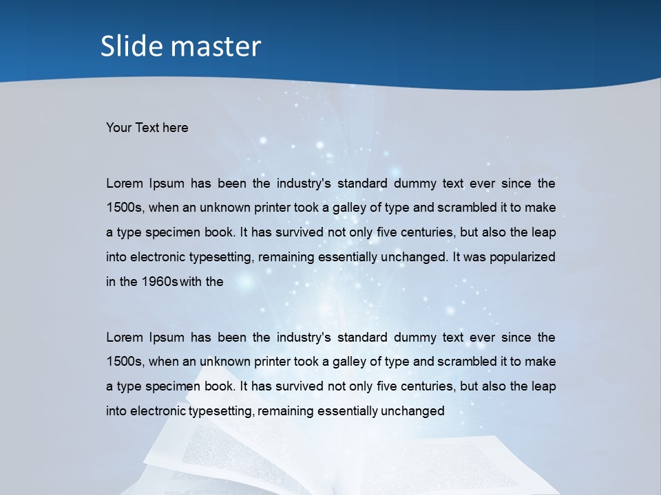 Light Bright Information PowerPoint Template