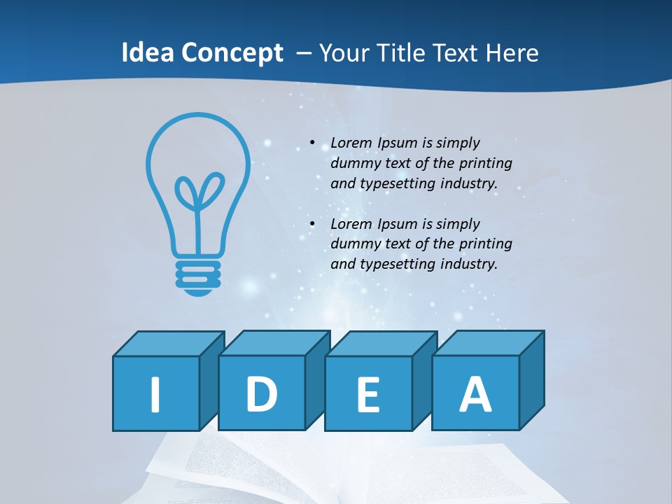Light Bright Information PowerPoint Template