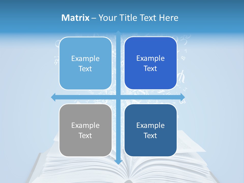 Letter Research Learning PowerPoint Template