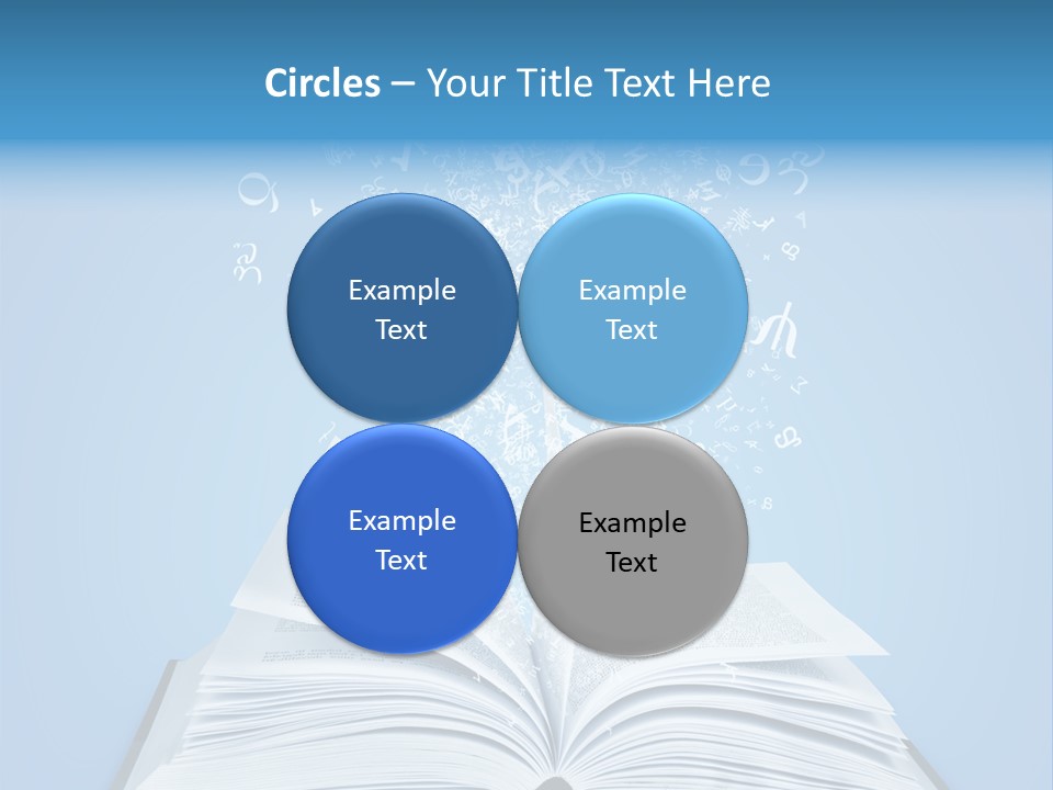 Letter Research Learning PowerPoint Template