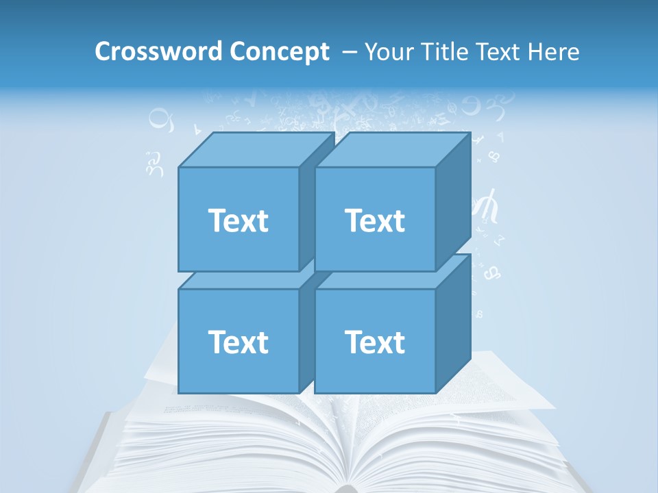 Letter Research Learning PowerPoint Template