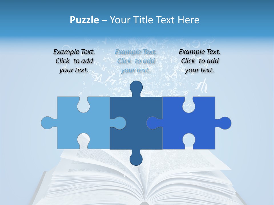 Letter Research Learning PowerPoint Template