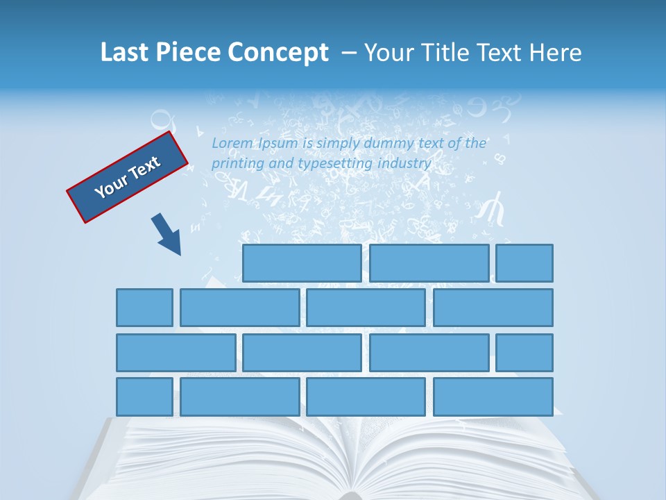 Letter Research Learning PowerPoint Template