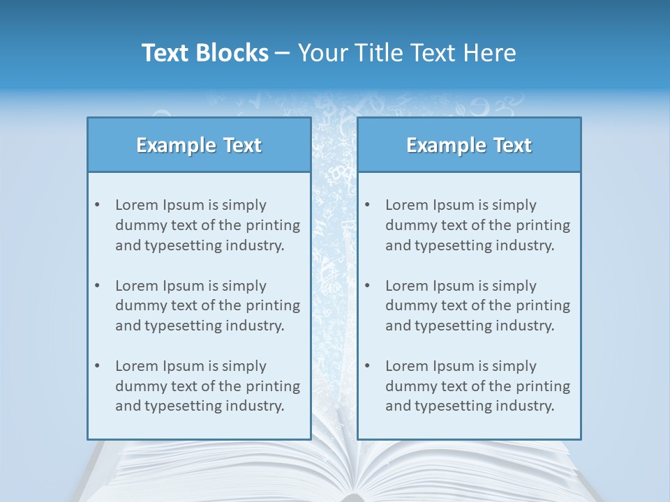 Letter Research Learning PowerPoint Template