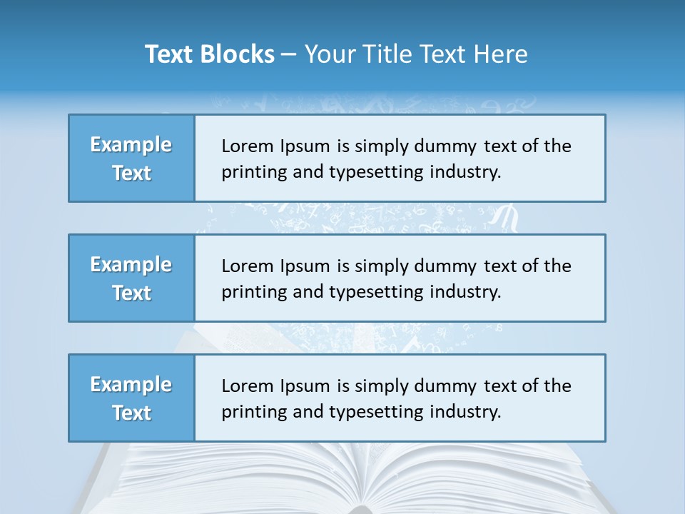 Letter Research Learning PowerPoint Template