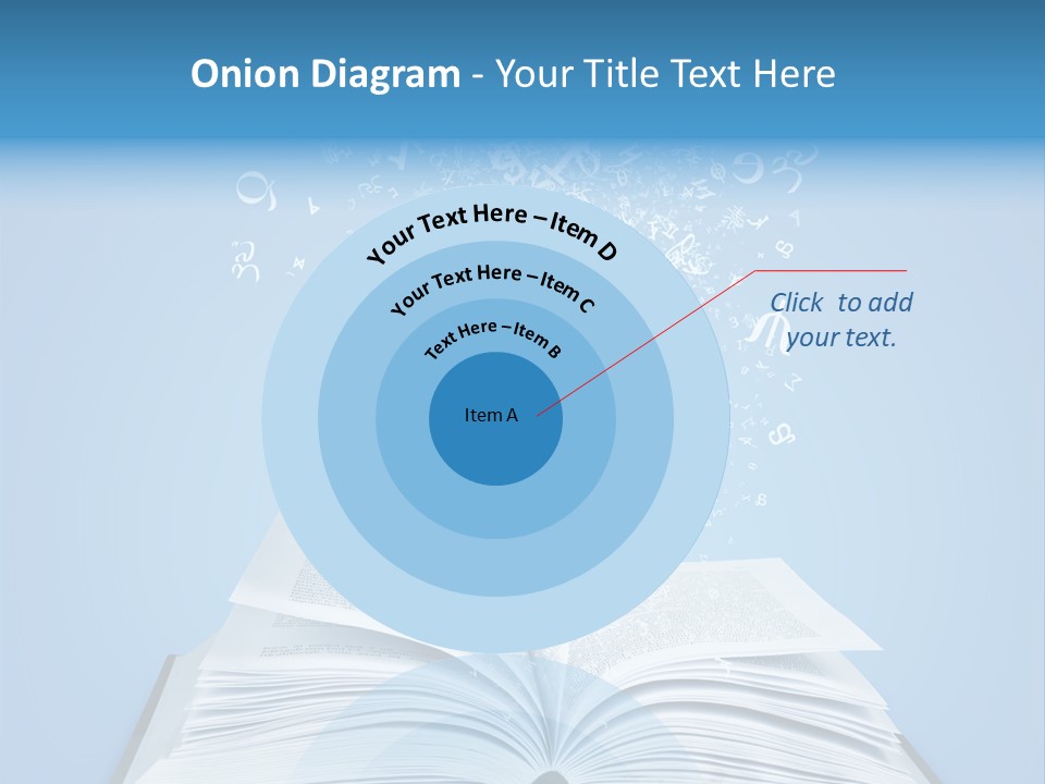 Letter Research Learning PowerPoint Template
