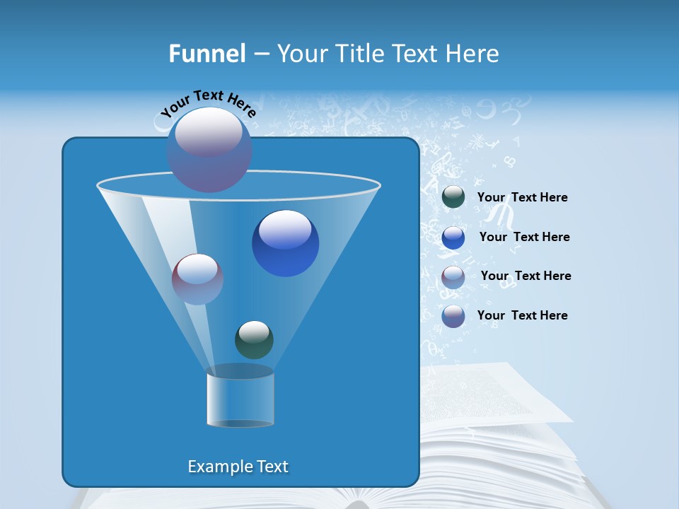 Letter Research Learning PowerPoint Template
