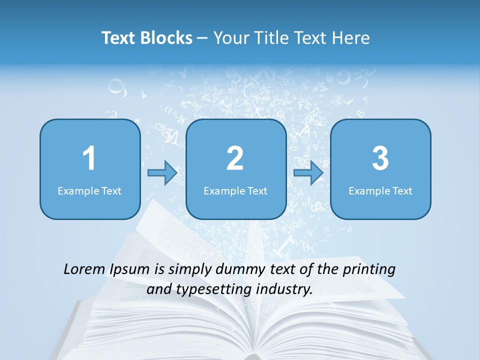 Letter Research Learning PowerPoint Template