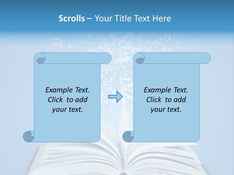 Letter Research Learning PowerPoint Template