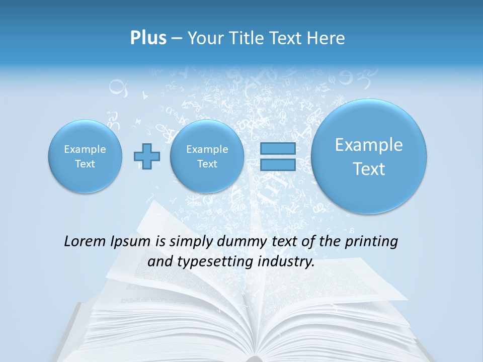 Letter Research Learning PowerPoint Template