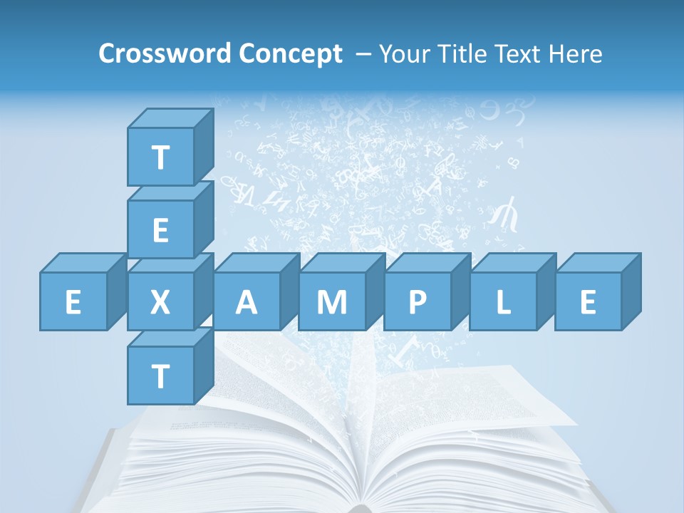 Letter Research Learning PowerPoint Template