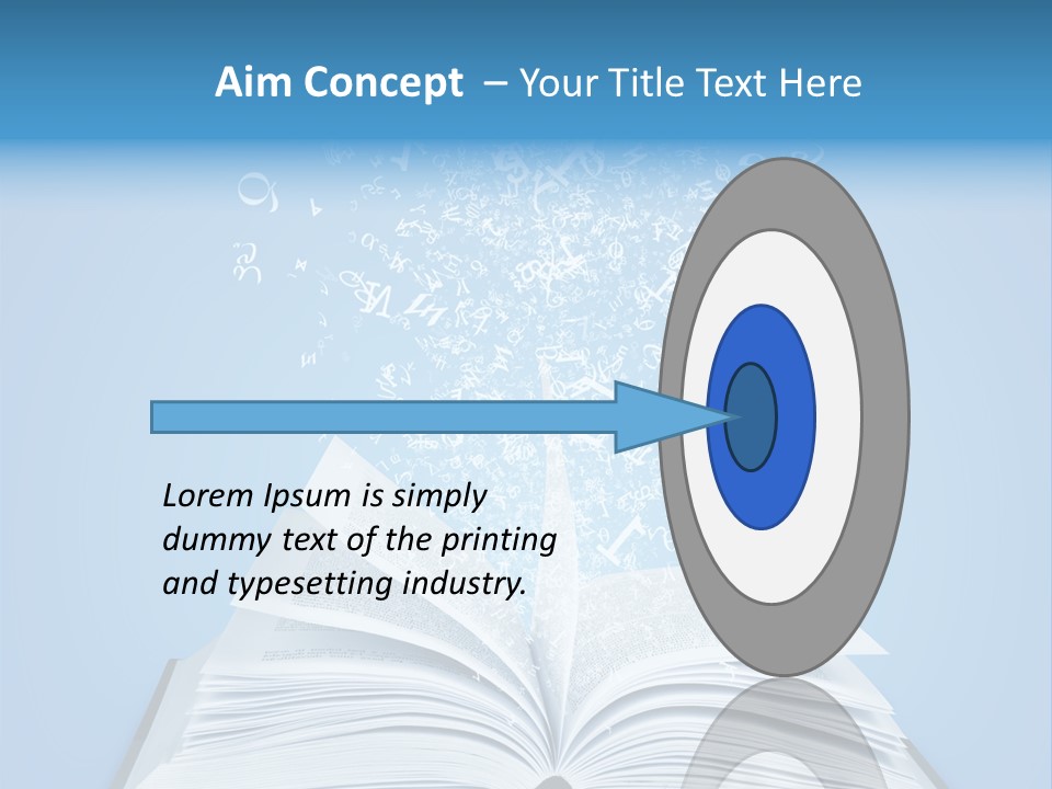Letter Research Learning PowerPoint Template