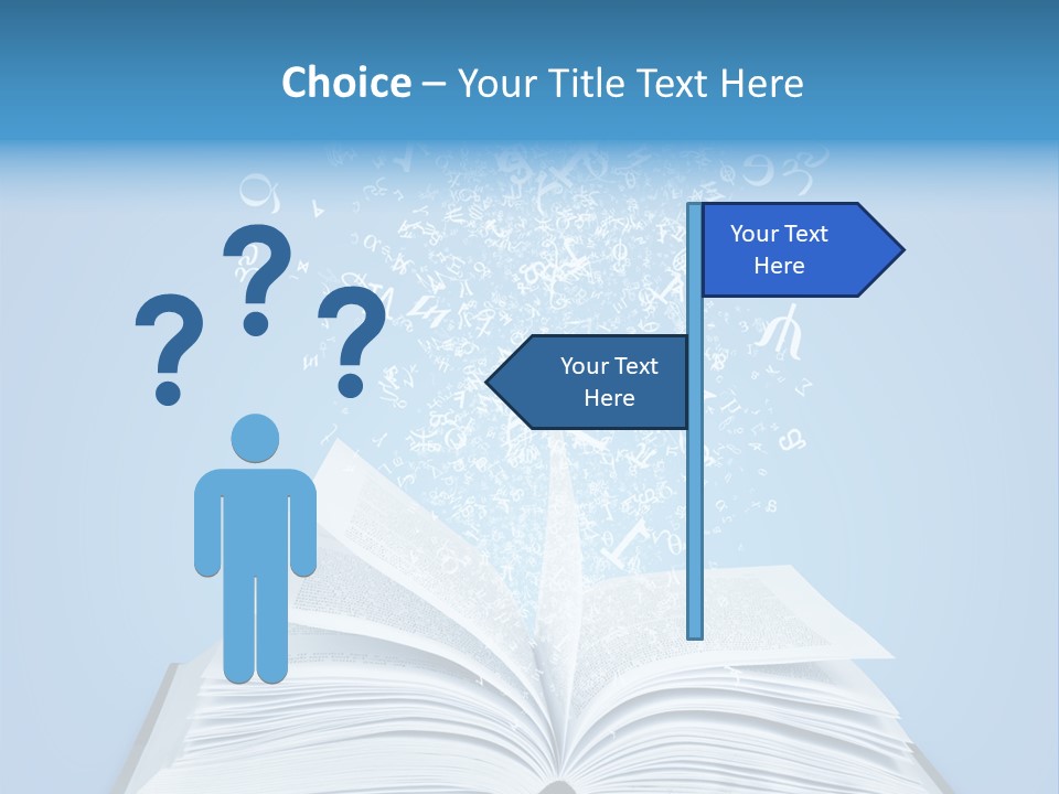 Letter Research Learning PowerPoint Template