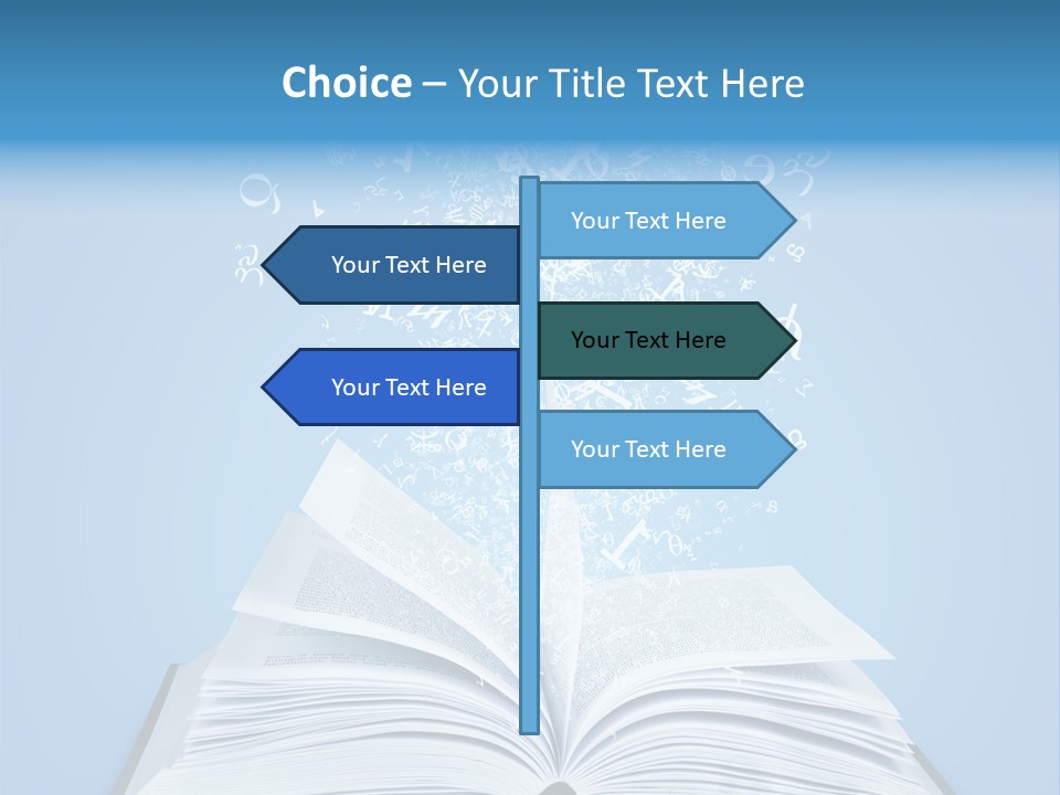 Letter Research Learning PowerPoint Template