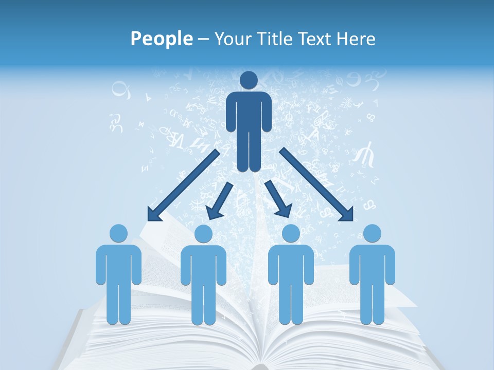 Letter Research Learning PowerPoint Template