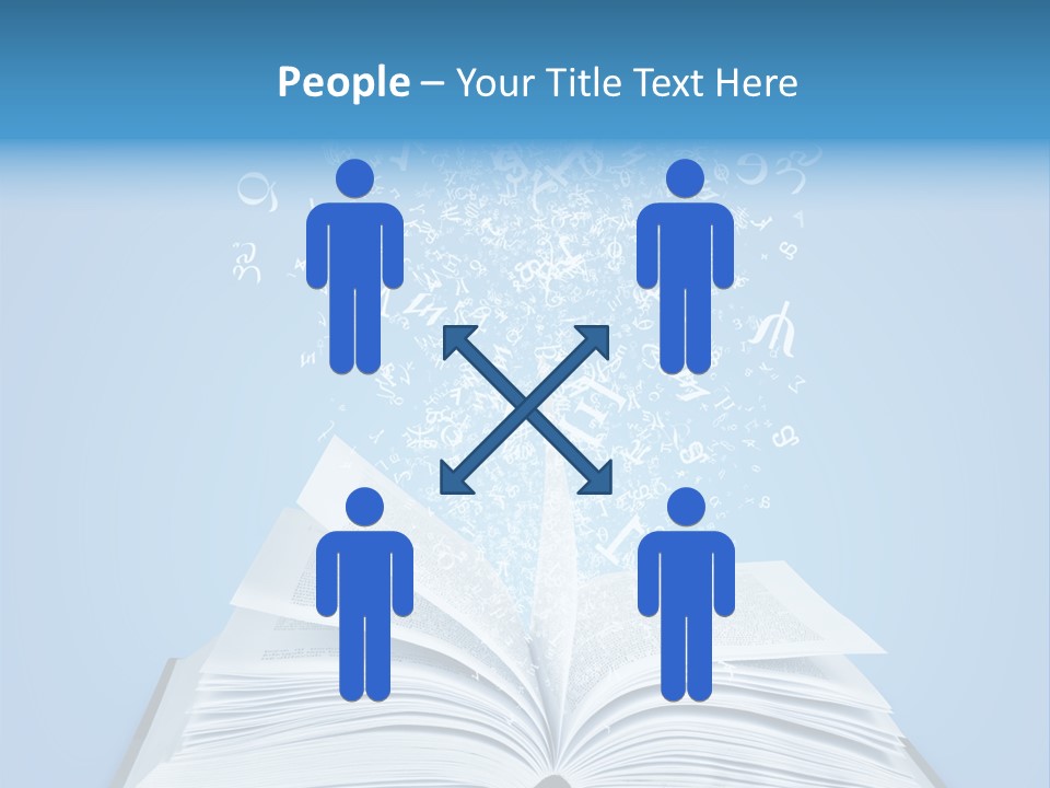 Letter Research Learning PowerPoint Template