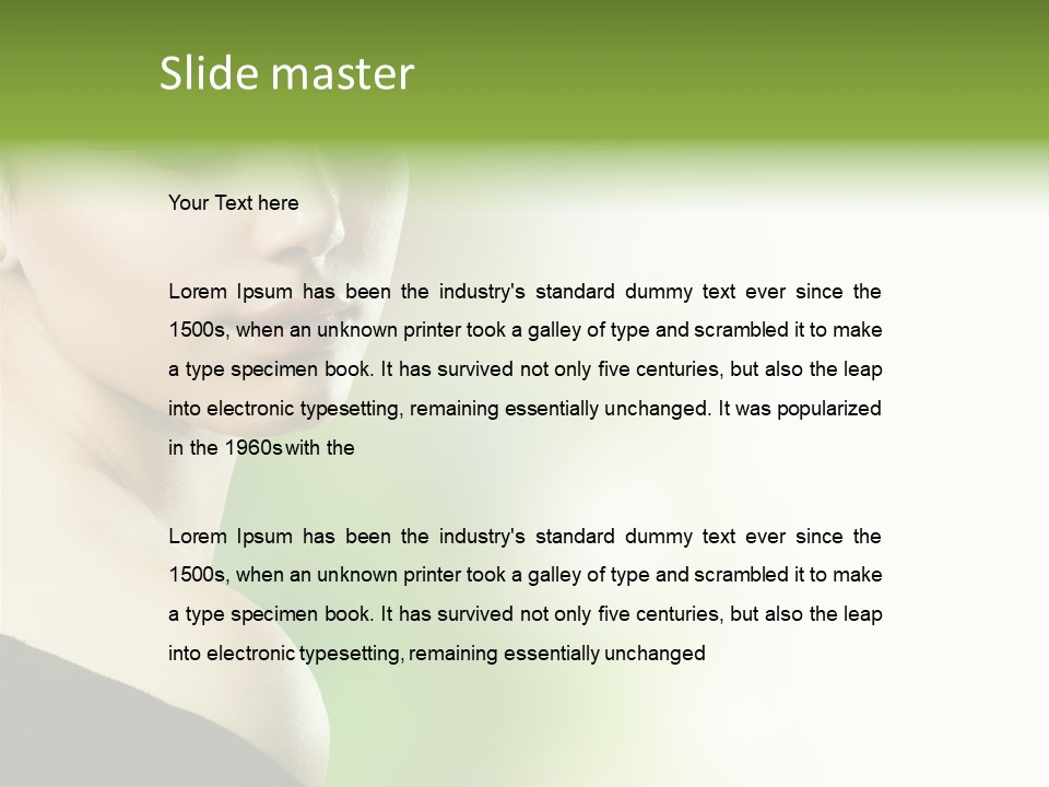 Shine Beautiful Fresh PowerPoint Template