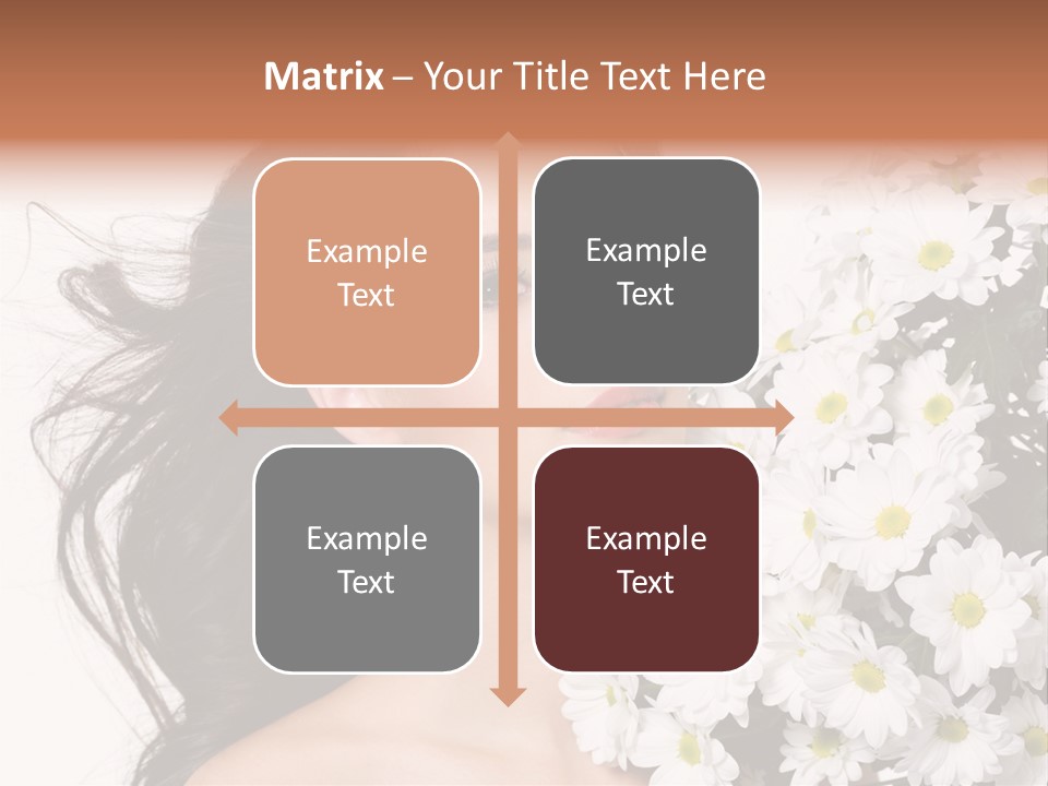 Sensuality Sexy Hair PowerPoint Template