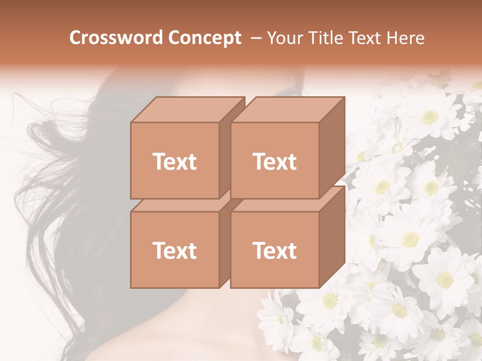 Sensuality Sexy Hair PowerPoint Template