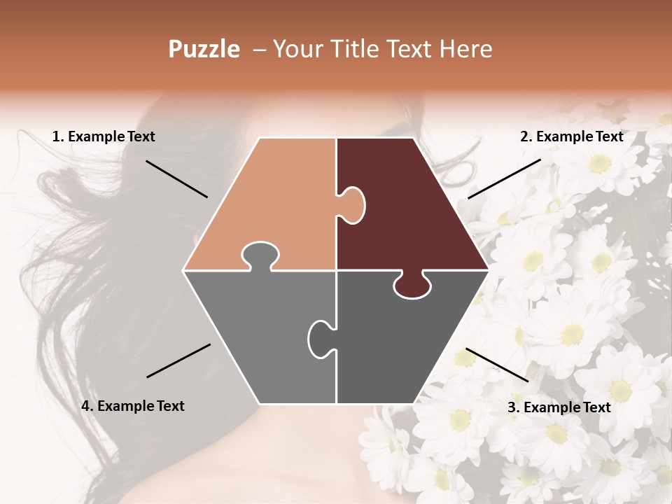 Sensuality Sexy Hair PowerPoint Template