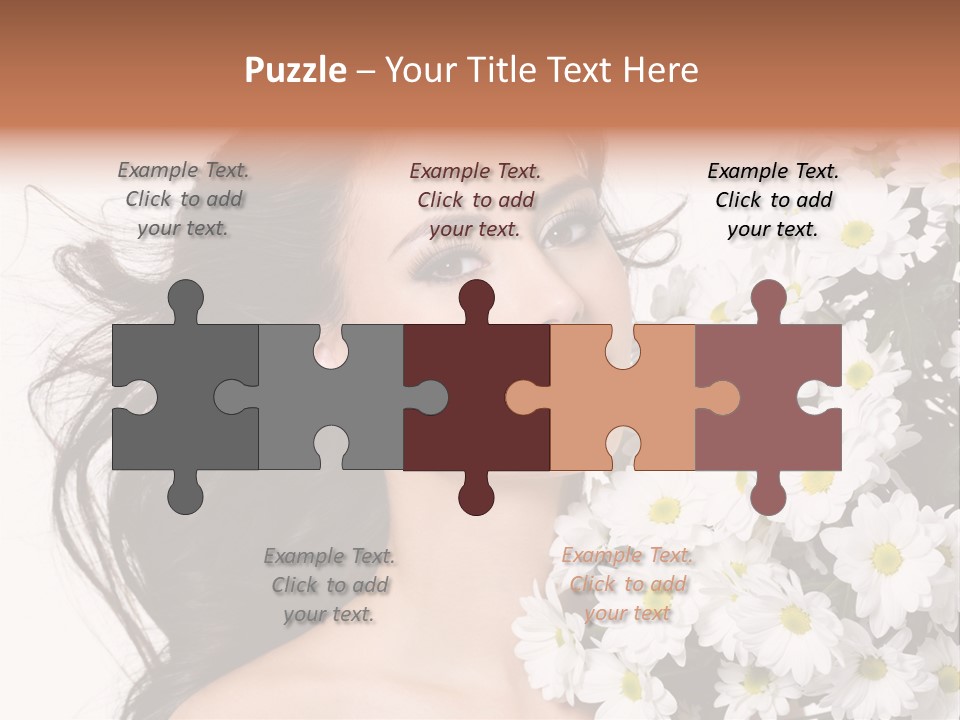 Sensuality Sexy Hair PowerPoint Template