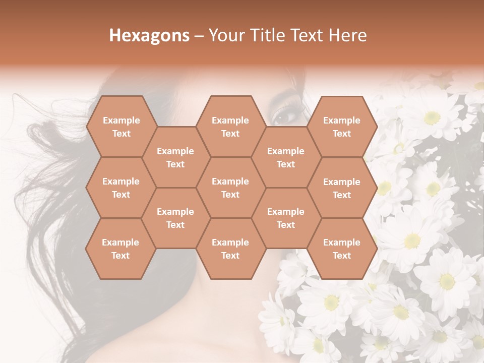 Sensuality Sexy Hair PowerPoint Template