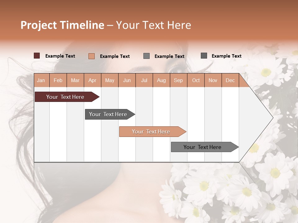 Sensuality Sexy Hair PowerPoint Template