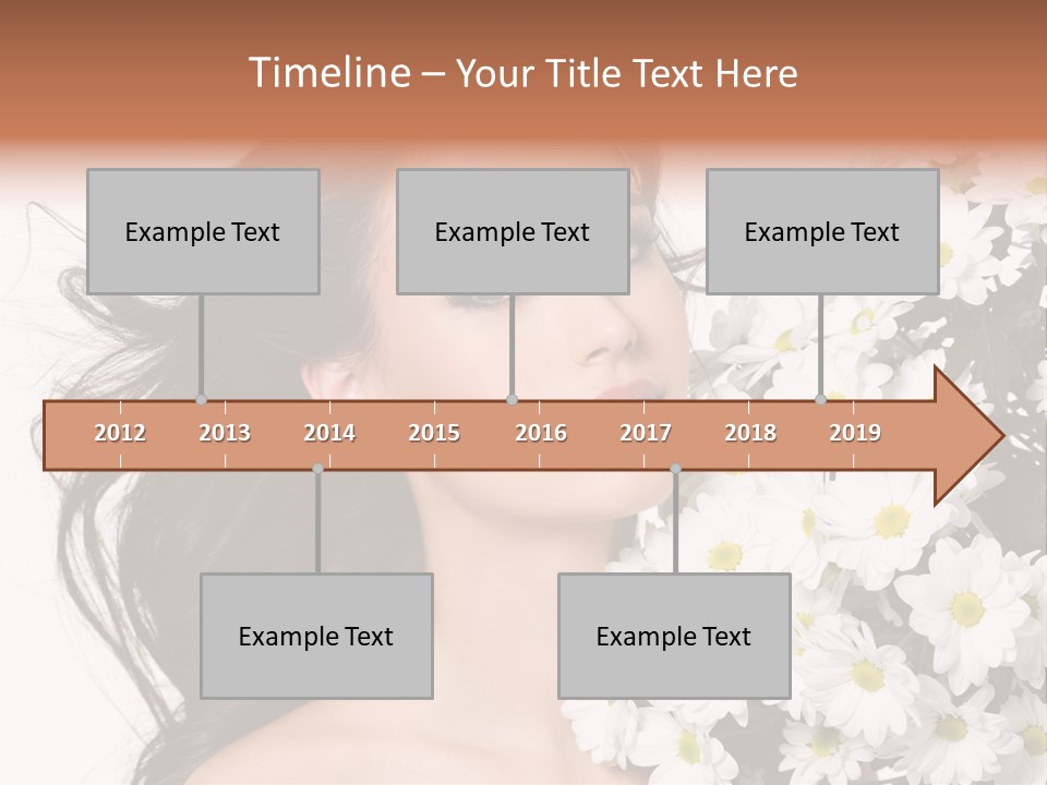 Sensuality Sexy Hair PowerPoint Template