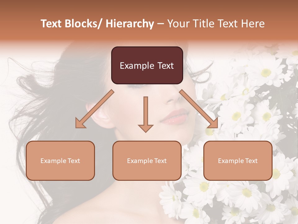 Sensuality Sexy Hair PowerPoint Template