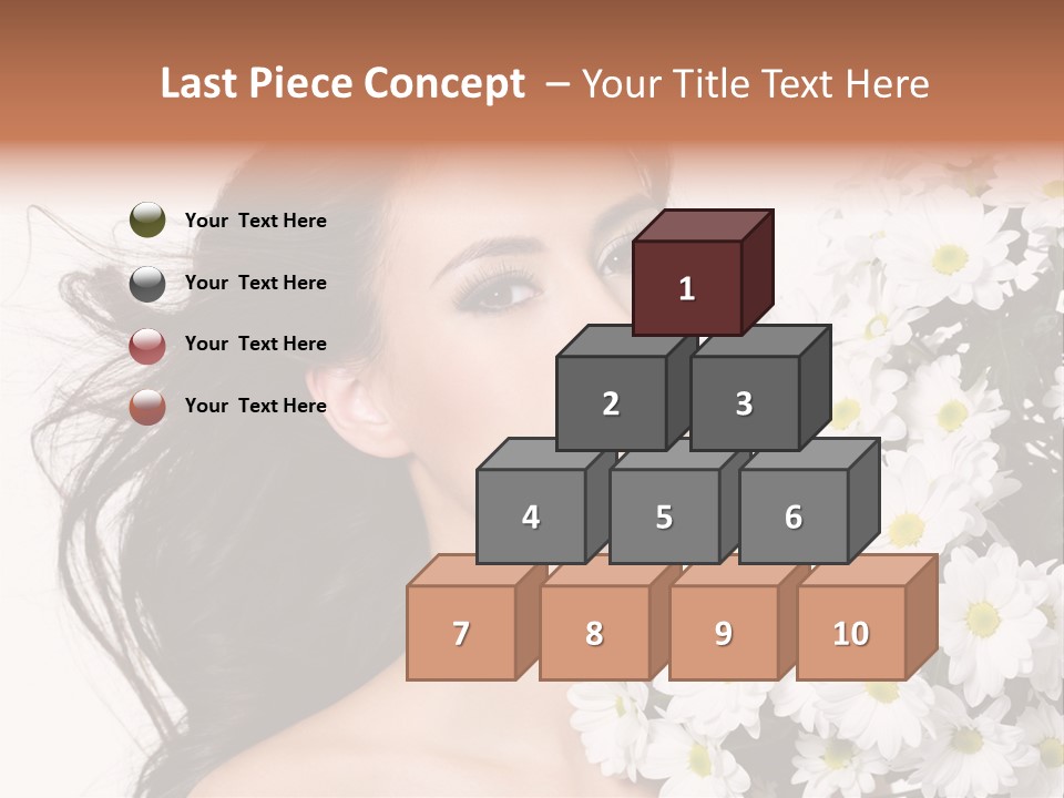 Sensuality Sexy Hair PowerPoint Template