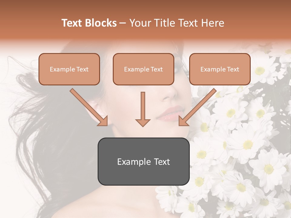 Sensuality Sexy Hair PowerPoint Template