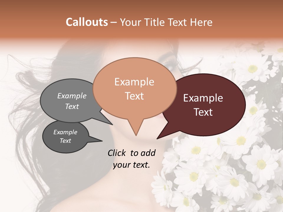 Sensuality Sexy Hair PowerPoint Template