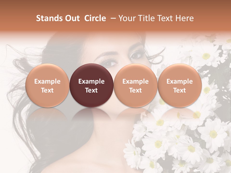 Sensuality Sexy Hair PowerPoint Template