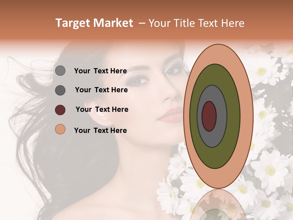 Sensuality Sexy Hair PowerPoint Template