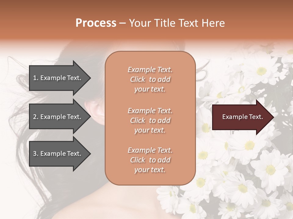 Sensuality Sexy Hair PowerPoint Template