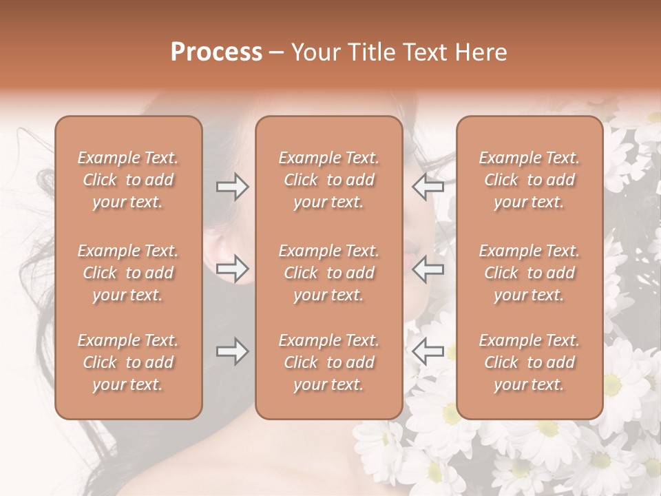 Sensuality Sexy Hair PowerPoint Template