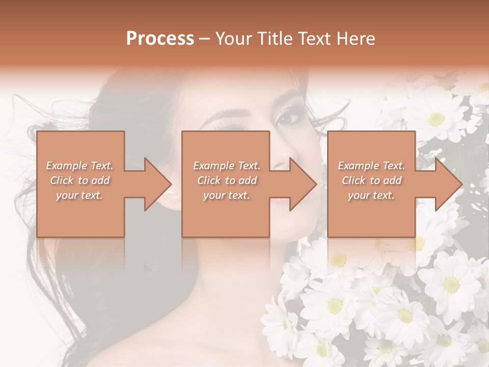 Sensuality Sexy Hair PowerPoint Template