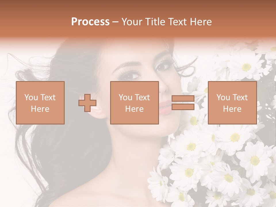 Sensuality Sexy Hair PowerPoint Template